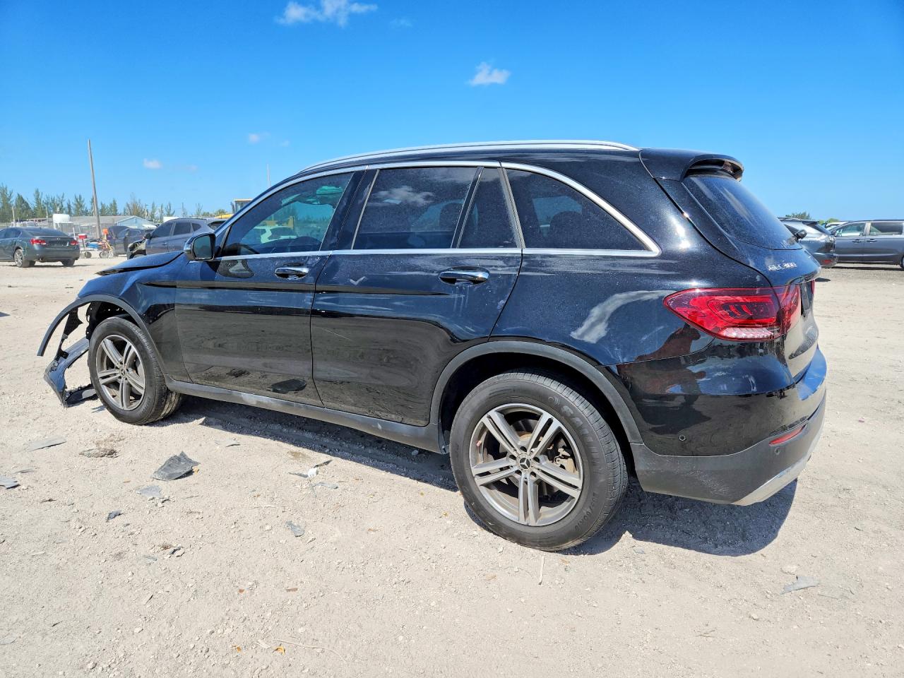 2020 Mercedes-benz Glc 300 4matic Черный vin: W1N0G8EB3LF816330