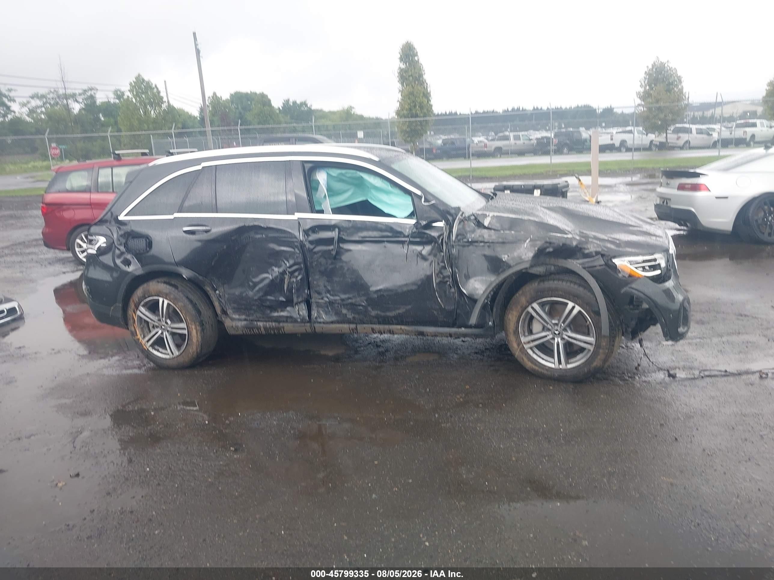 2021 Mercedes-benz Glc 300 4matic Suv Black vin: W1N0G8EB3MV282186
