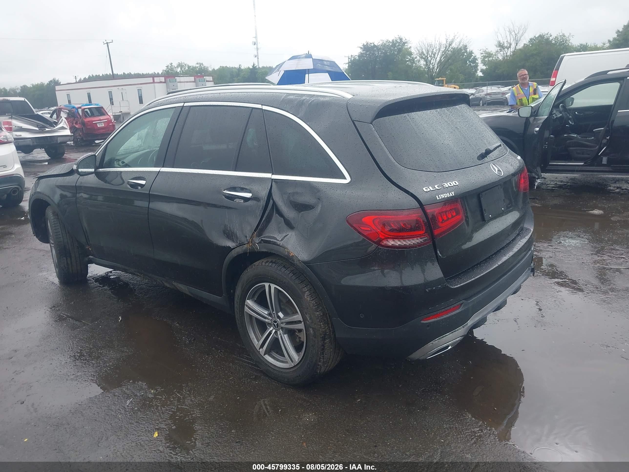 2021 Mercedes-benz Glc 300 4matic Suv Black vin: W1N0G8EB3MV282186