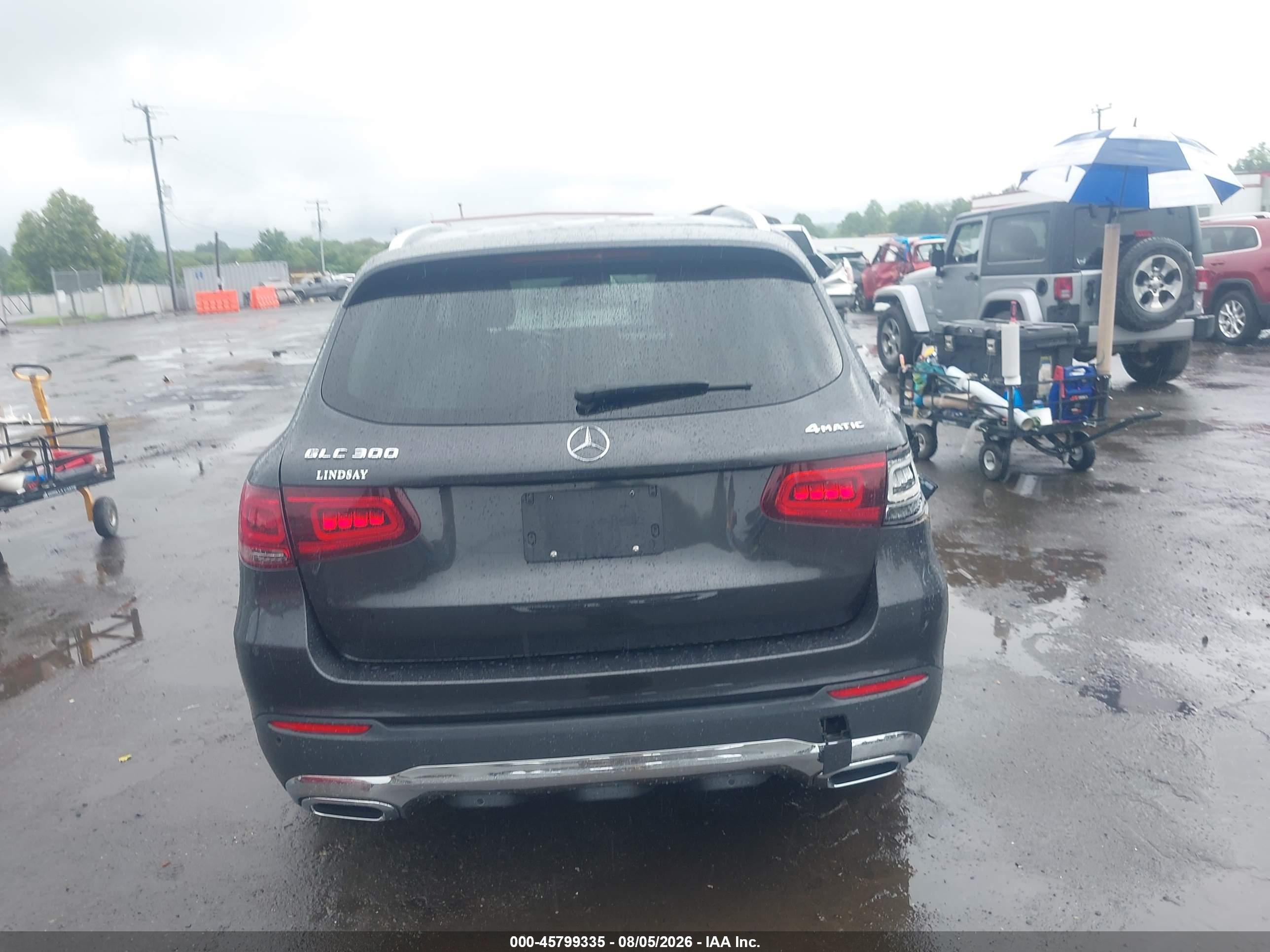 2021 Mercedes-benz Glc 300 4matic Suv Black vin: W1N0G8EB3MV282186