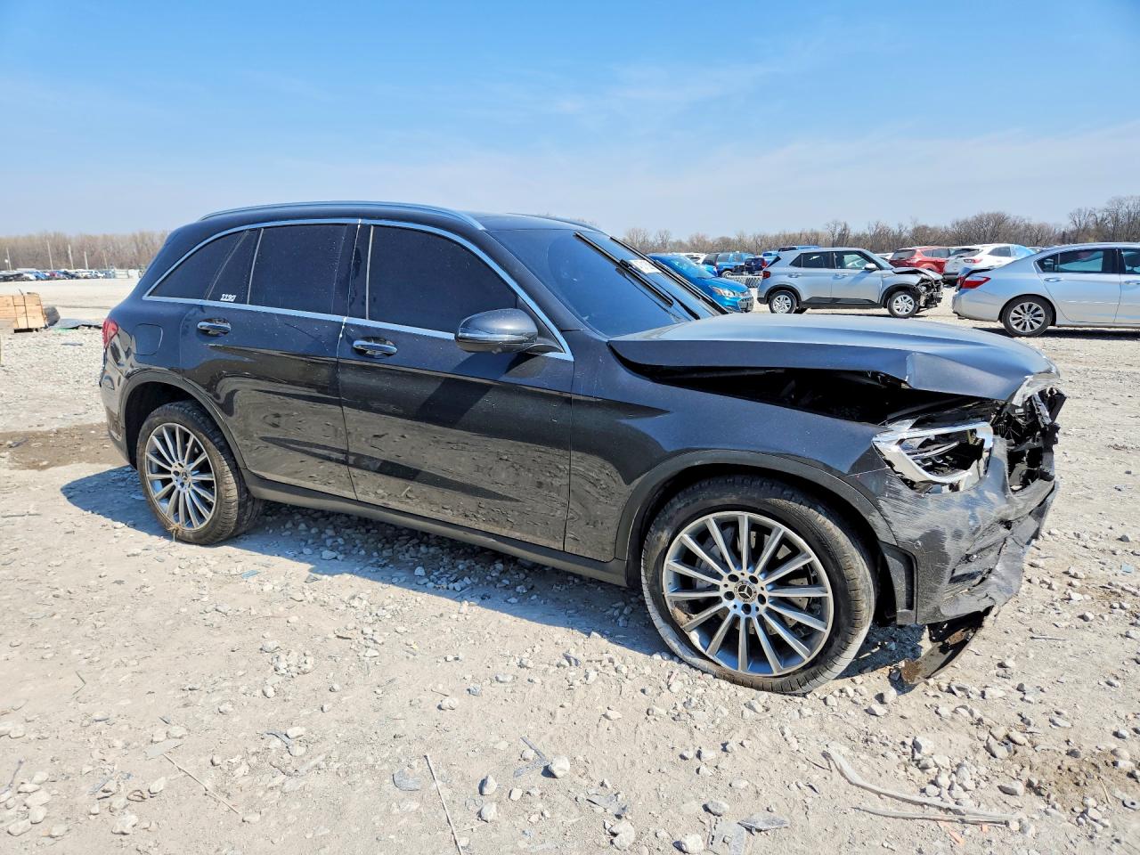 2020 Mercedes-benz Glc 300 4matic Black vin: W1N0G8EB4LF767266