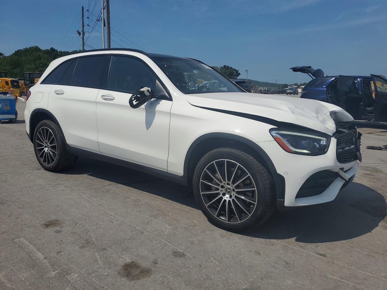 2022 Mercedes-benz Glc 300 4matic White vin: W1N0G8EB4NG045342