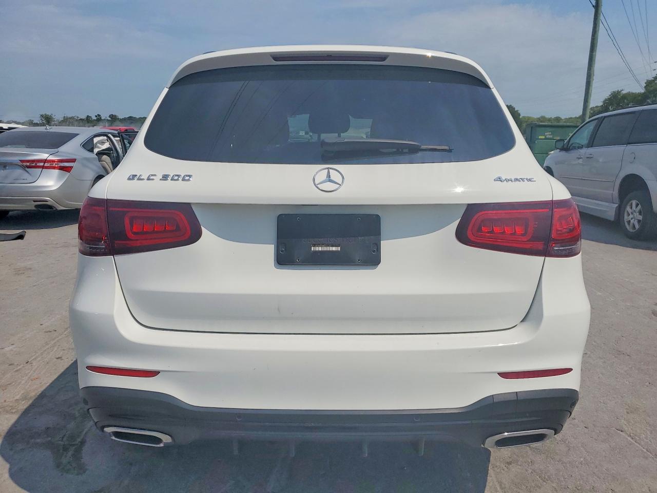 2022 Mercedes-benz Glc 300 4matic White vin: W1N0G8EB4NG045342