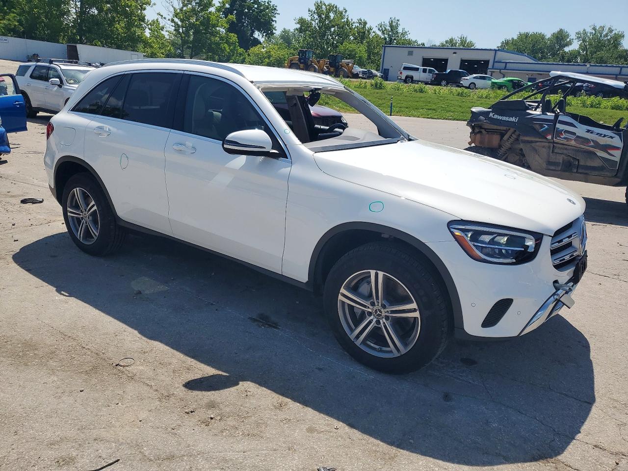 2022 Mercedes-benz Glc 300 4matic White vin: W1N0G8EB5NV368374