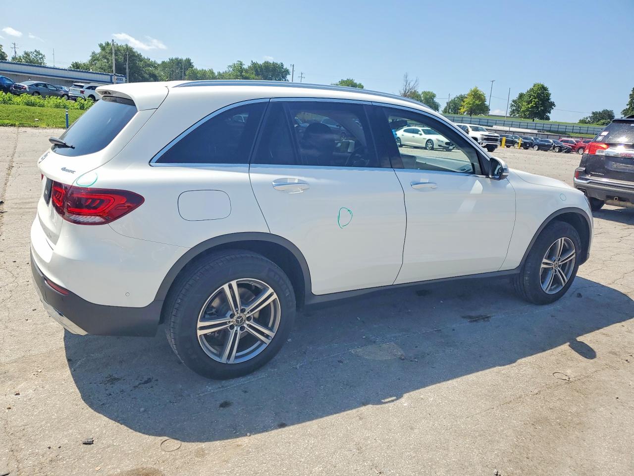 2022 Mercedes-benz Glc 300 4matic White vin: W1N0G8EB5NV368374