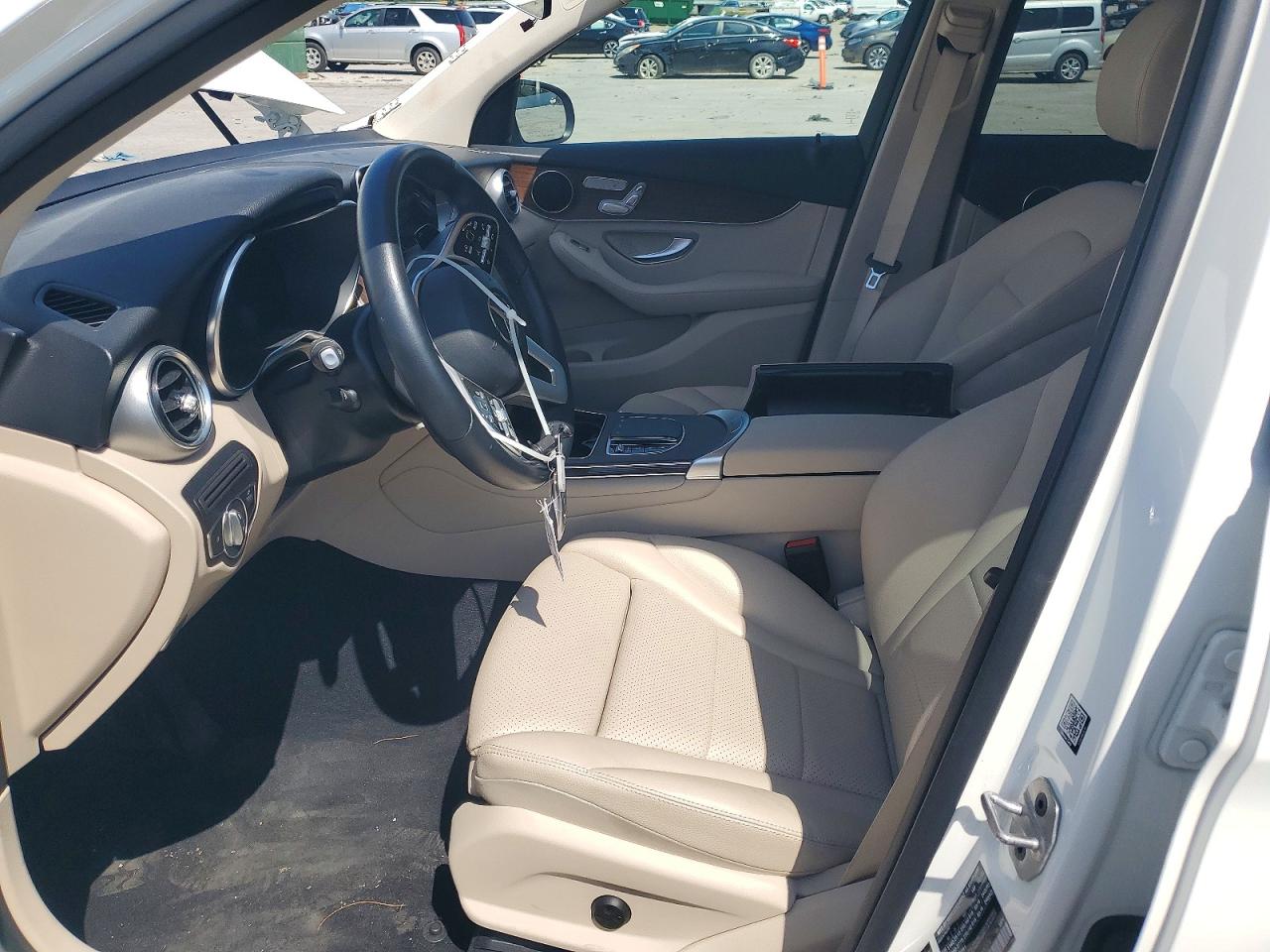 2022 Mercedes-benz Glc 300 4matic White vin: W1N0G8EB5NV368374