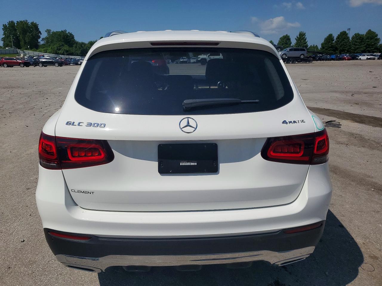 2022 Mercedes-benz Glc 300 4matic White vin: W1N0G8EB5NV368374