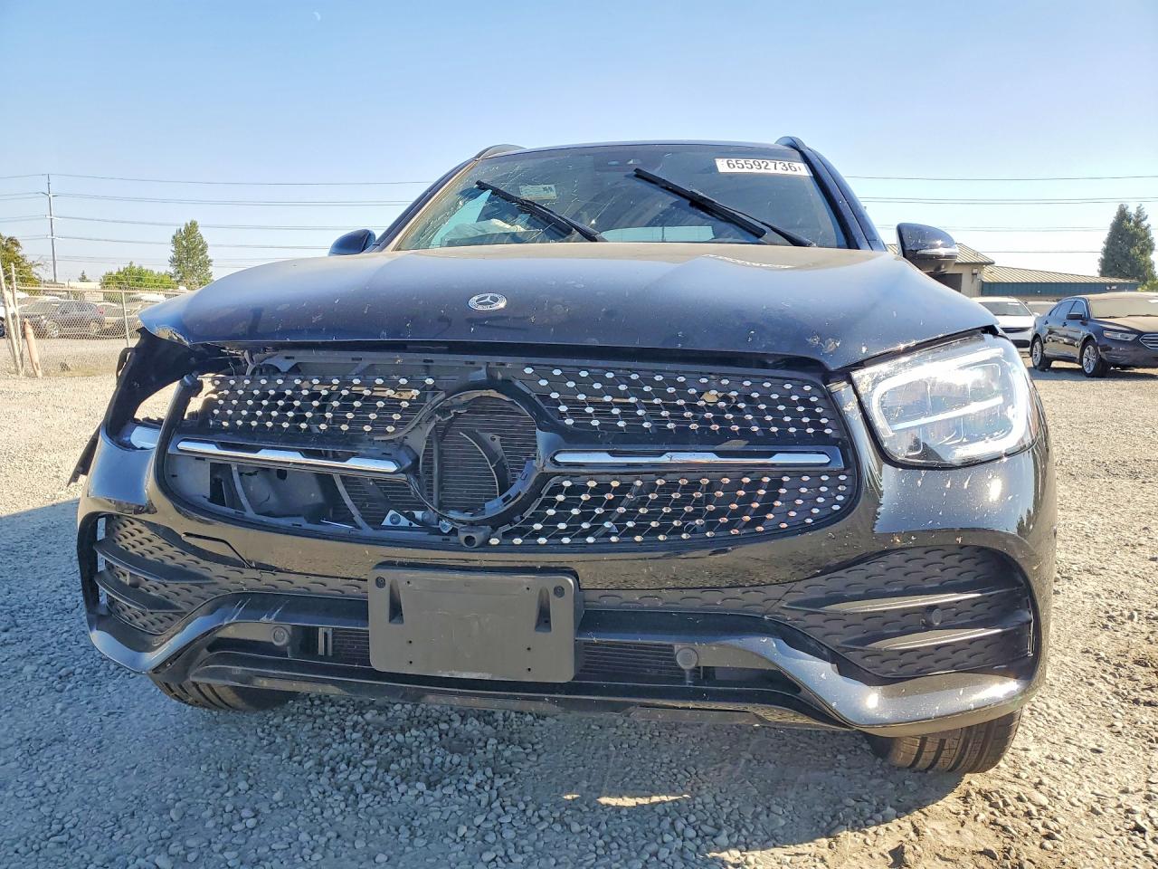 2022 Mercedes-benz Glc 300 4matic Черный vin: W1N0G8EB5NV388091