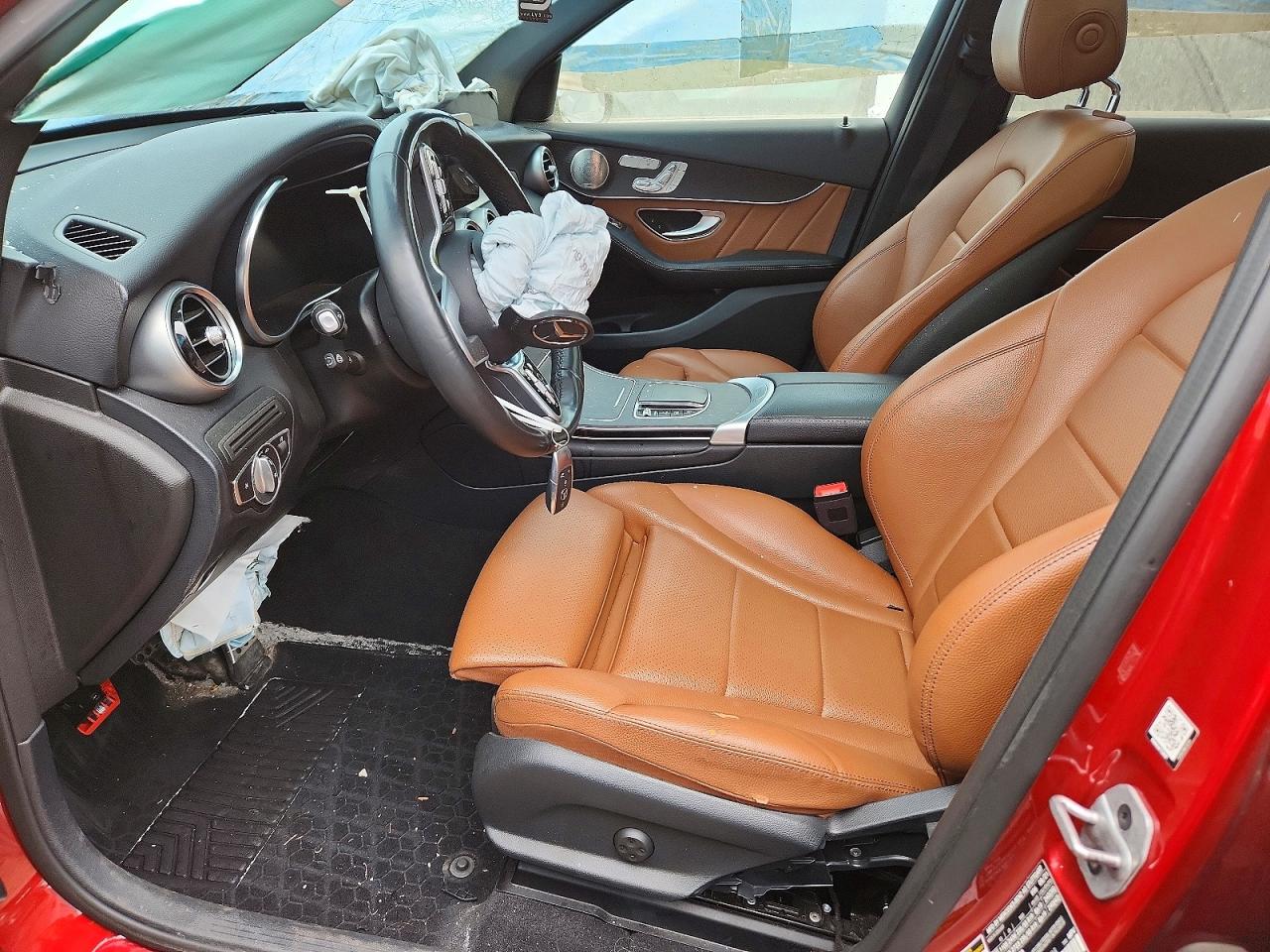 2021 Mercedes-benz Glc 300 4matic Maroon vin: W1N0G8EB6MF998588