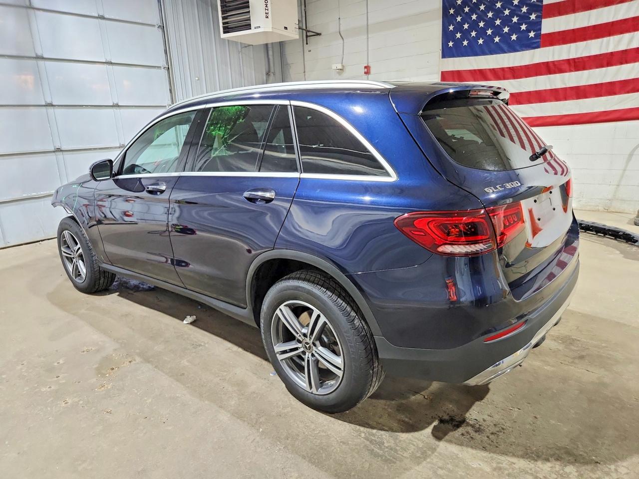 2020 Mercedes-benz Glc 300 4matic Blue vin: W1N0G8EB7LF800910