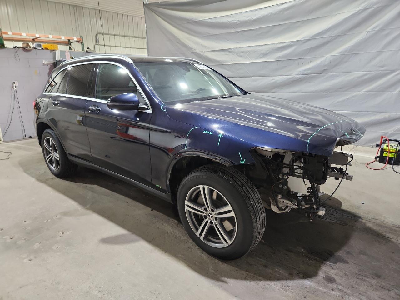 2020 Mercedes-benz Glc 300 4matic Blue vin: W1N0G8EB7LF800910