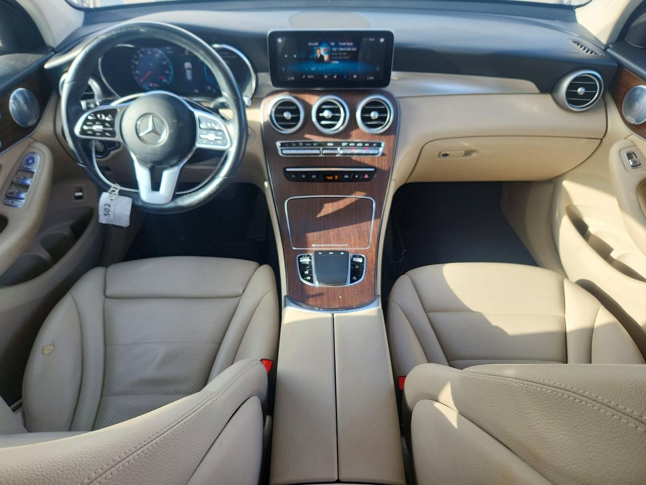 2020 Mercedes-benz Glc 300 4matic White vin: W1N0G8EB7LF810711