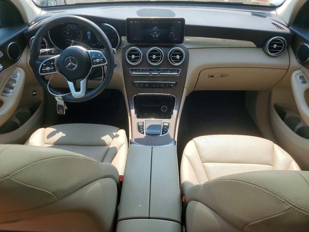 2021 Mercedes-benz Glc 300 4matic White vin: W1N0G8EB8MF986703
