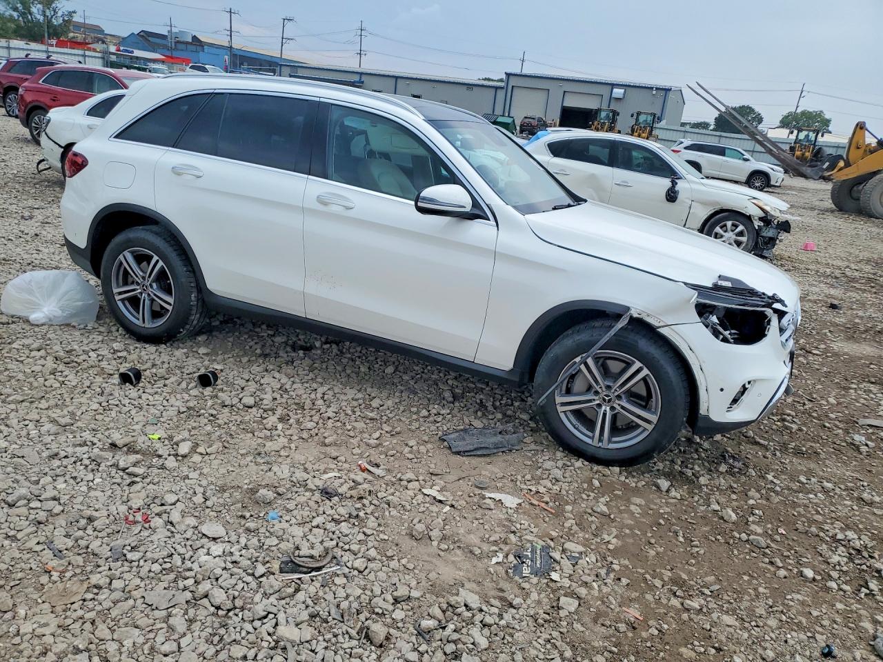 2022 Mercedes-benz Glc 300 4matic White vin: W1N0G8EB8NG017981