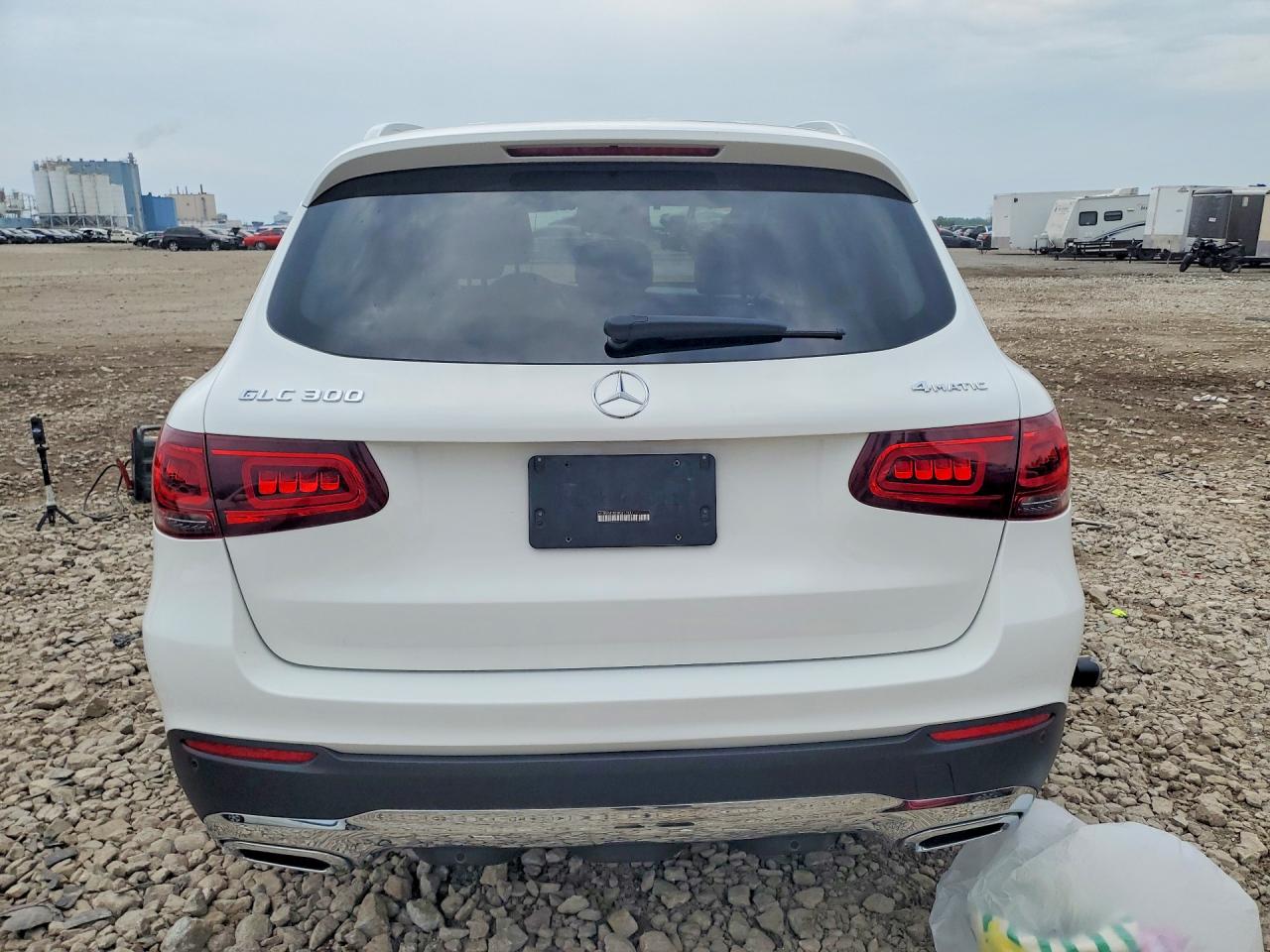 2022 Mercedes-benz Glc 300 4matic White vin: W1N0G8EB8NG017981