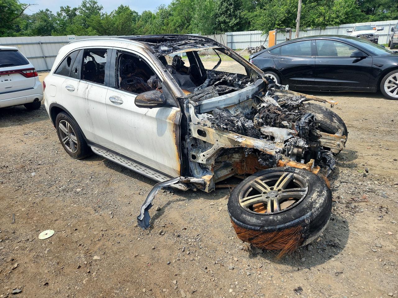 2021 Mercedes-benz Glc 300 4matic White vin: W1N0G8EB9MF998732