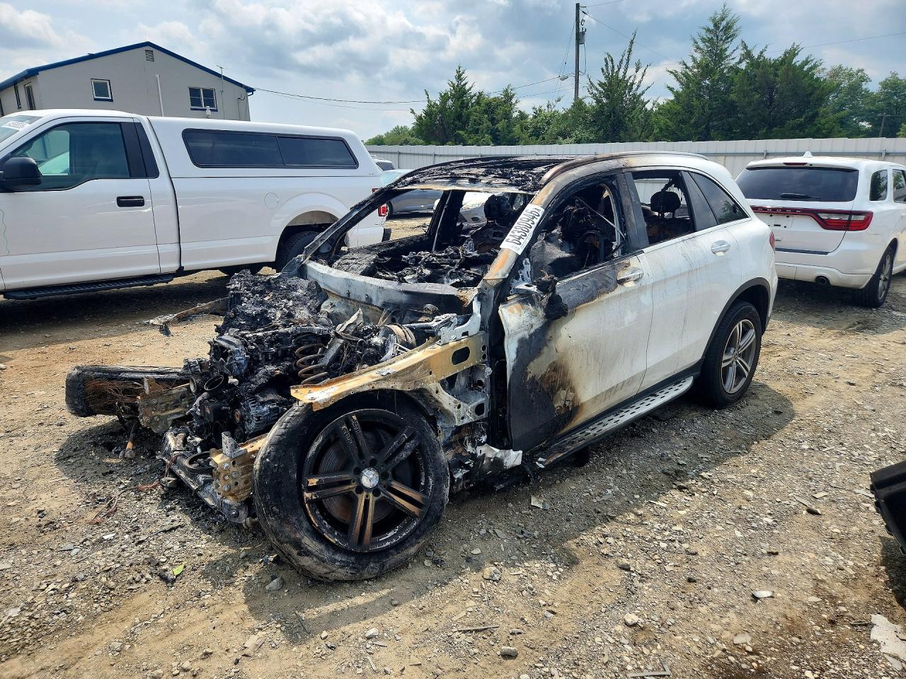 2021 Mercedes-benz Glc 300 4matic White vin: W1N0G8EB9MF998732
