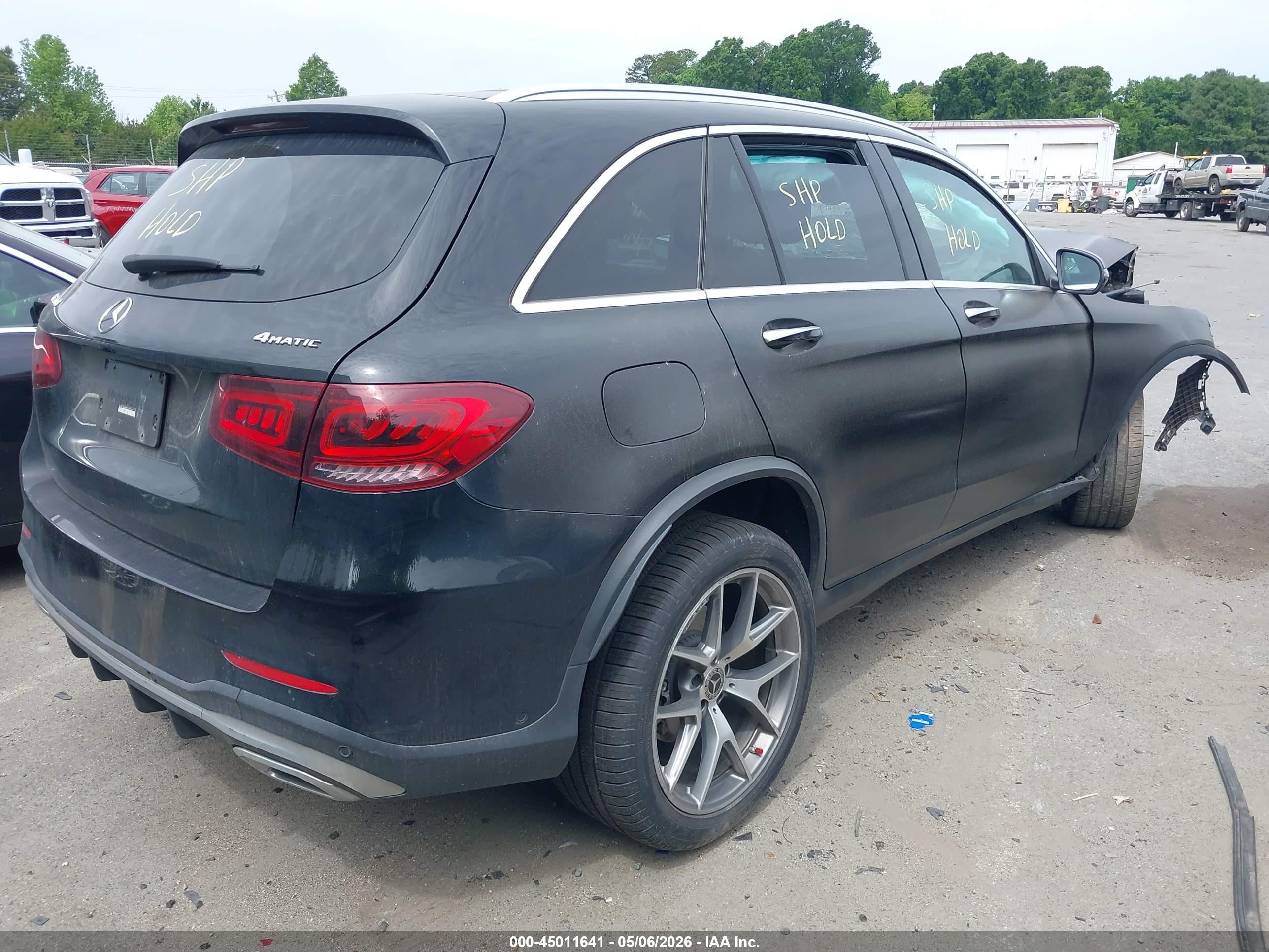 2021 Mercedes-benz Glc 300 4matic Suv Black vin: W1N0G8EB9MV291569