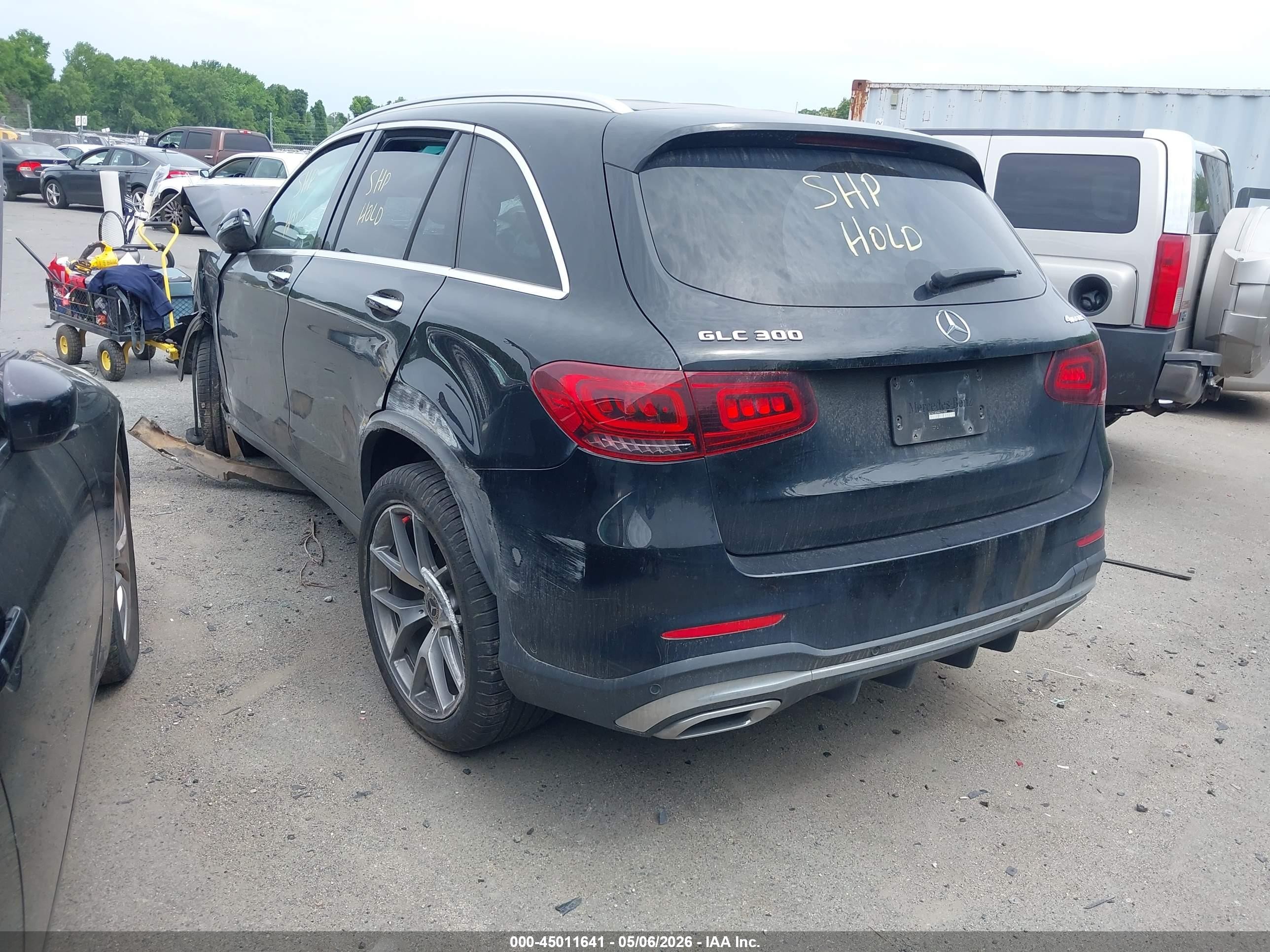 2021 Mercedes-benz Glc 300 4matic Suv Black vin: W1N0G8EB9MV291569