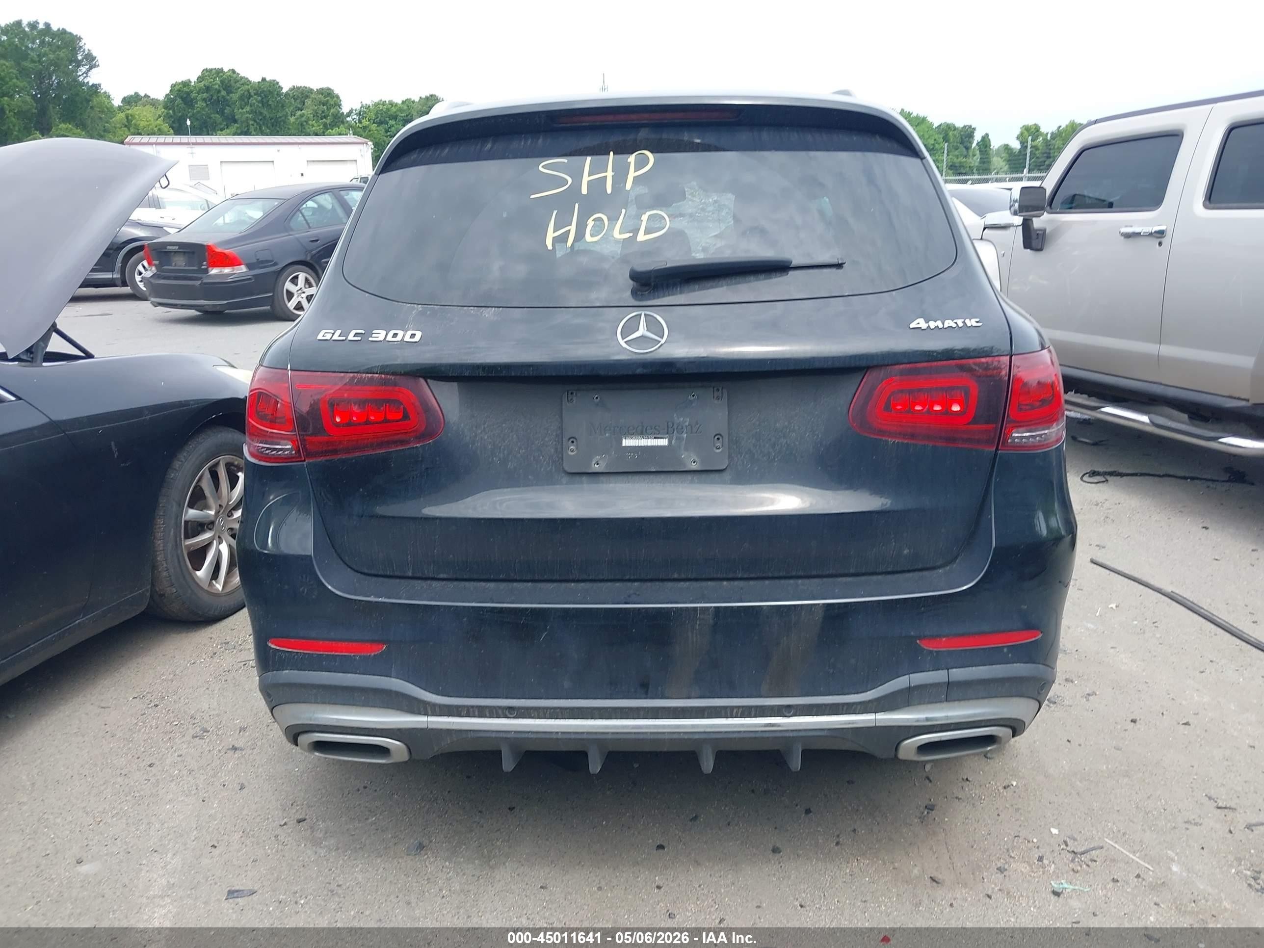 2021 Mercedes-benz Glc 300 4matic Suv Black vin: W1N0G8EB9MV291569