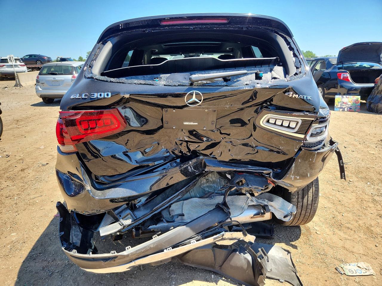 2022 Mercedes-benz Glc 300 4matic Black vin: W1N0G8EB9NG110699