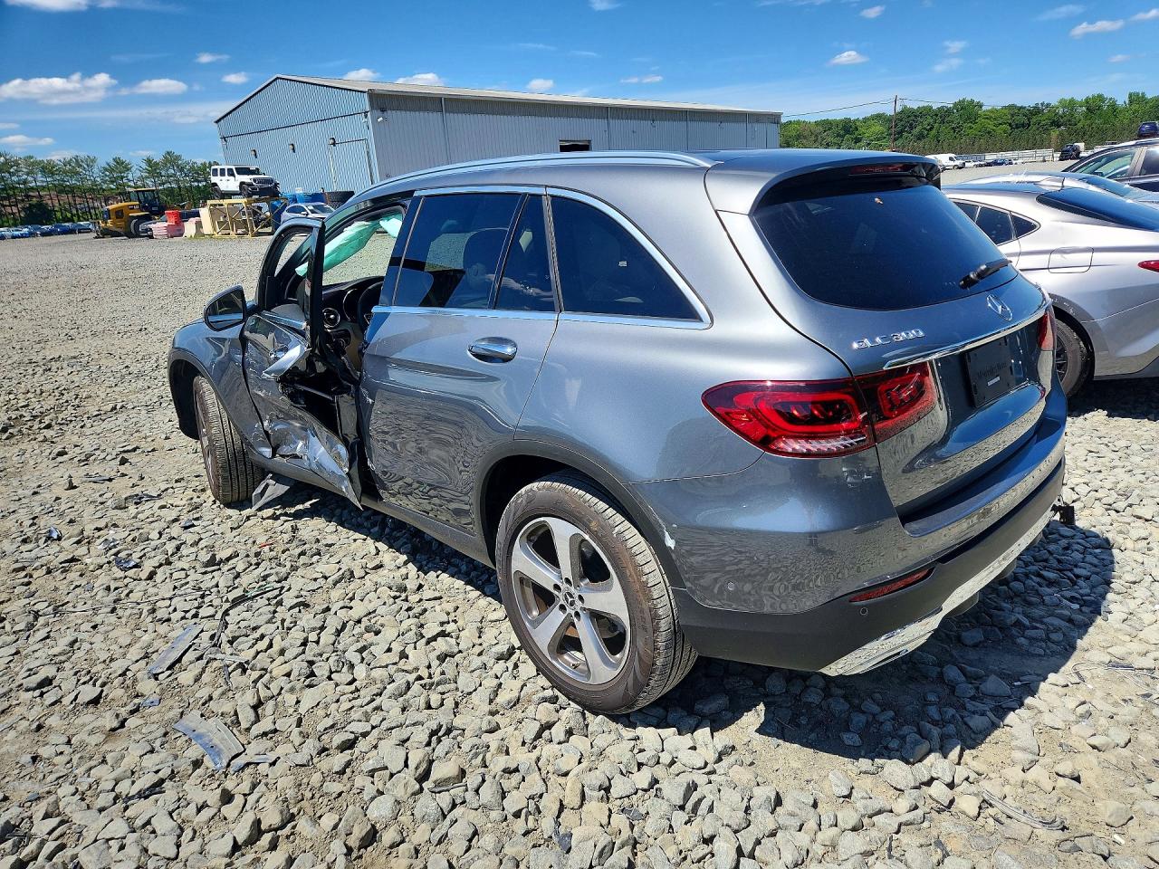2022 Mercedes-benz Glc 300 4matic Silver vin: W1N0G8EB9NV342067