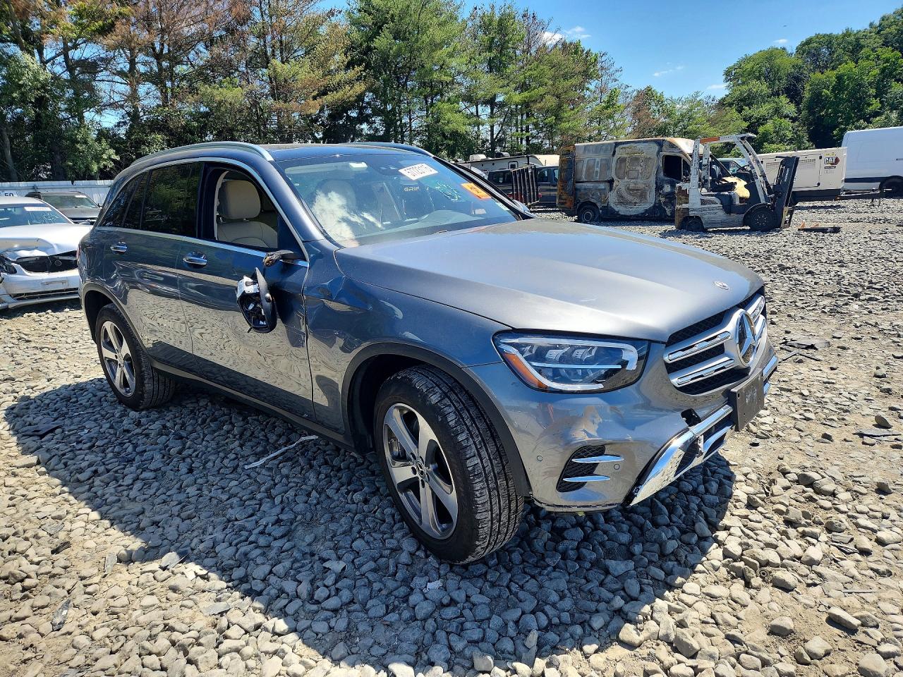 2022 Mercedes-benz Glc 300 4matic Silver vin: W1N0G8EB9NV342067