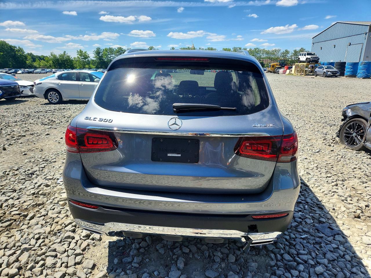 2022 Mercedes-benz Glc 300 4matic Silver vin: W1N0G8EB9NV342067