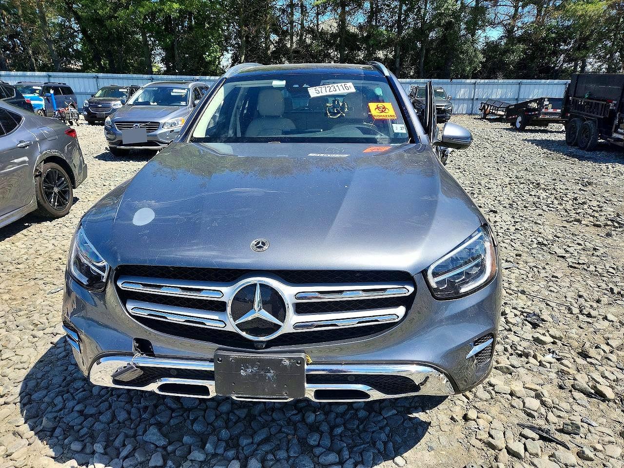 2022 Mercedes-benz Glc 300 4matic Silver vin: W1N0G8EB9NV342067