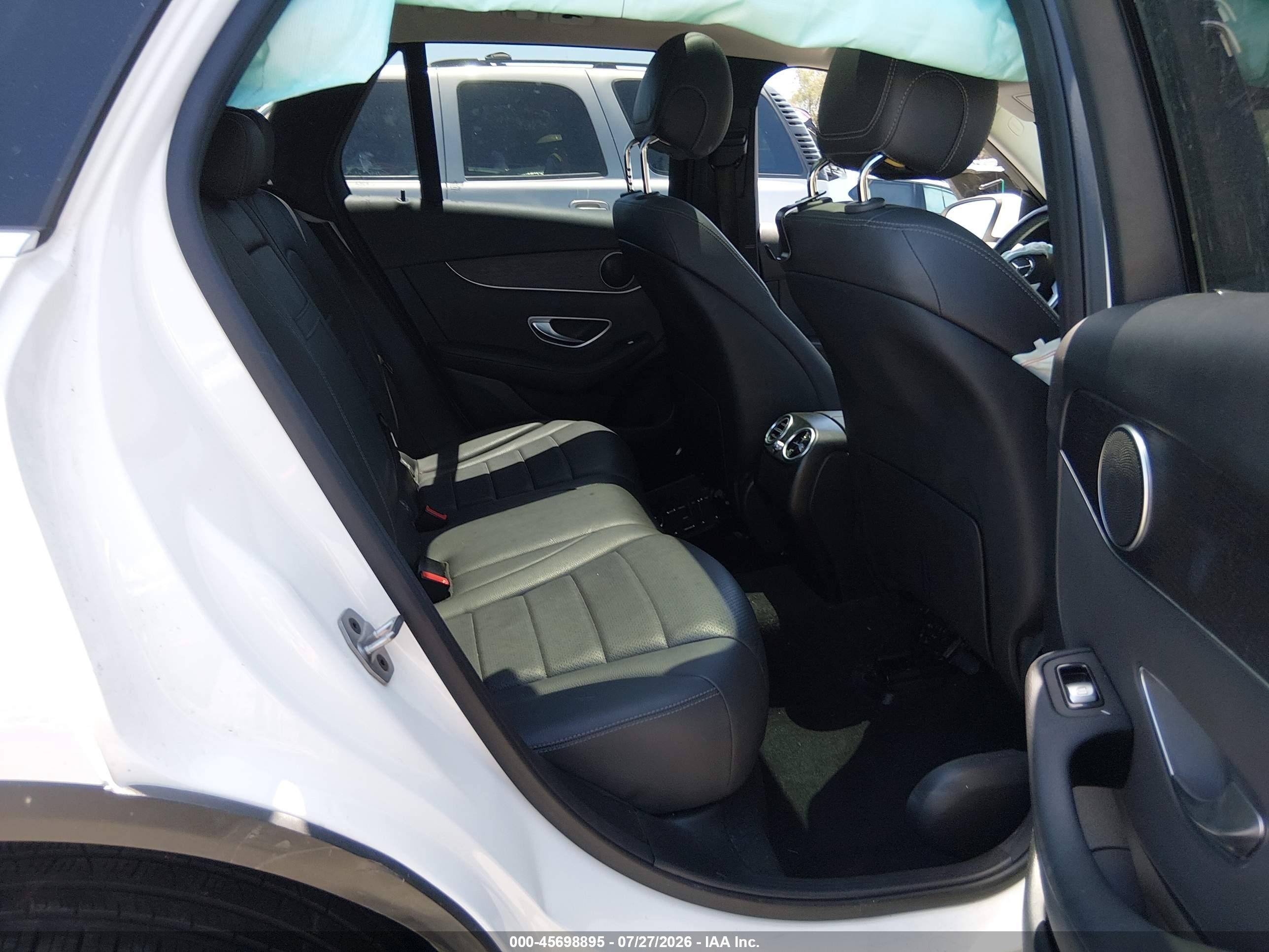 2022 Mercedes-benz Glc 300 4matic Suv White vin: W1N0G8EBXNG032532