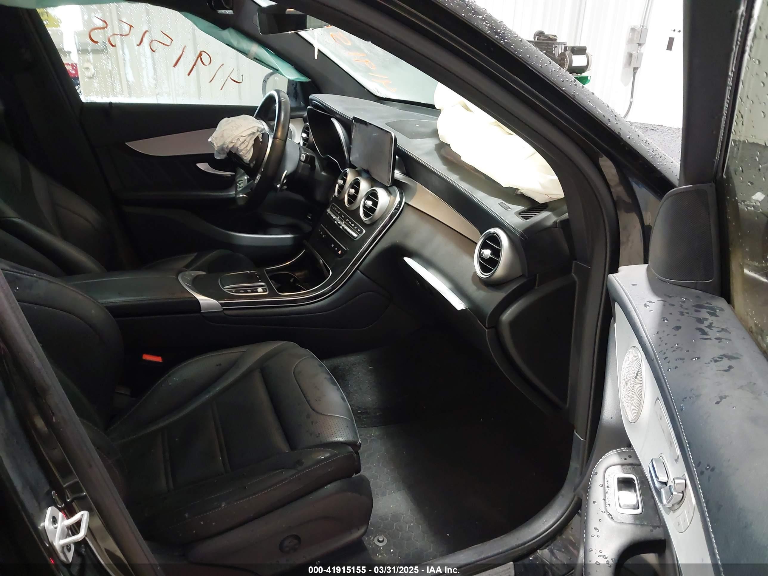 2021 Mercedes-benz Amg Glc 63 4matic Black vin: W1N0G8JB9MF960987