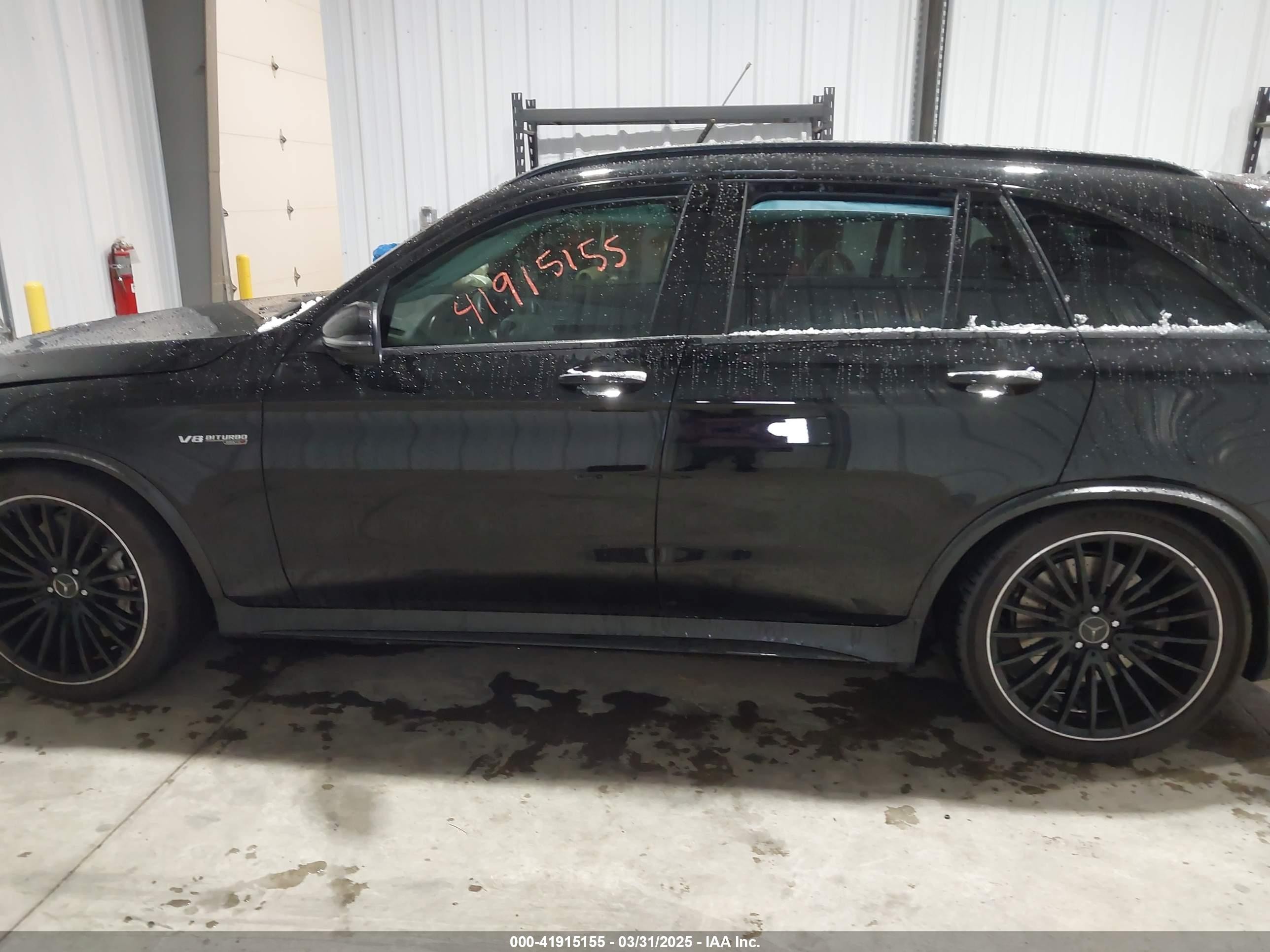 2021 Mercedes-benz Amg Glc 63 4matic Black vin: W1N0G8JB9MF960987