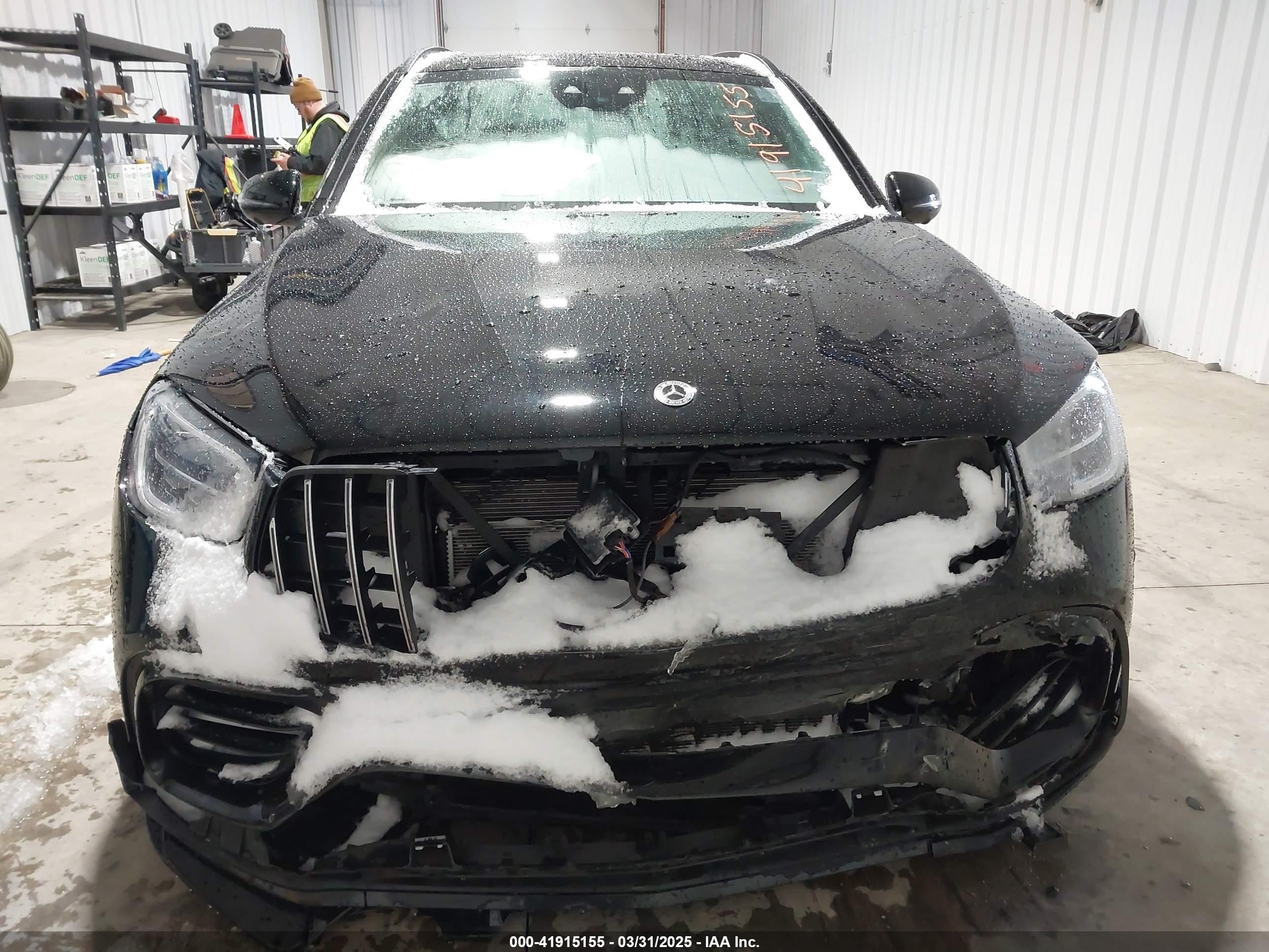 2021 Mercedes-benz Amg Glc 63 4matic Black vin: W1N0G8JB9MF960987