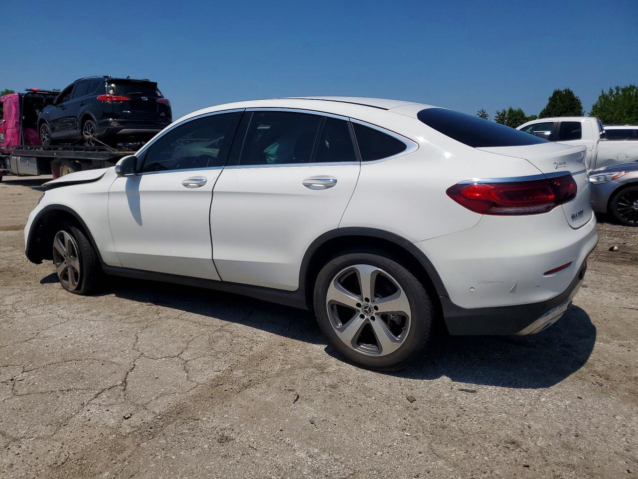 2020 Mercedes-benz Glc Coupe 300 4matic White vin: W1N0J8EB5LF812216