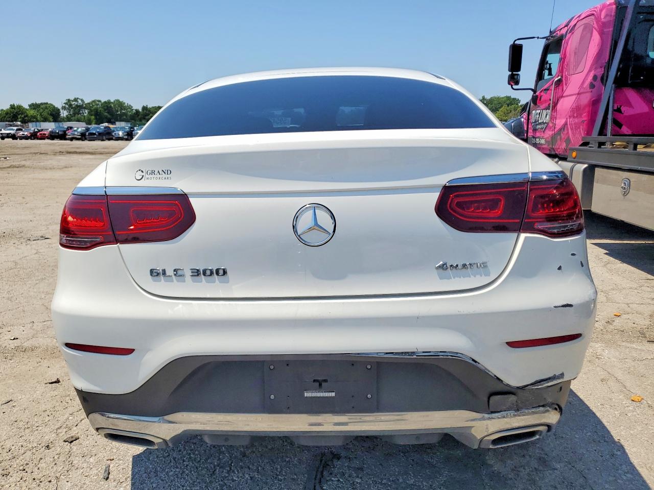 2020 Mercedes-benz Glc Coupe 300 4matic White vin: W1N0J8EB5LF812216