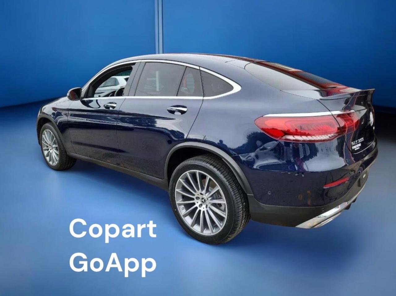 2021 Mercedes-benz Glc Coupe 300 4matic Blue vin: W1N0J8EB6MF972350