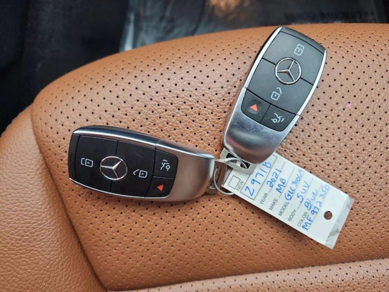 2021 Mercedes-benz Glc Coupe 300 4matic Blue vin: W1N0J8EB6MF972350