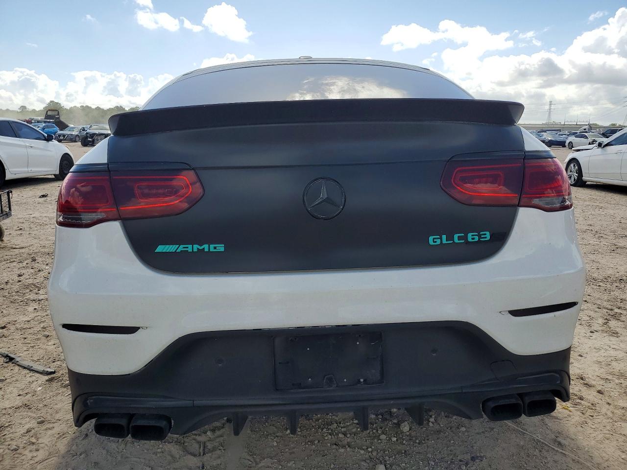 2020 Mercedes-benz Glc Coupe White vin: W1N0J8JB0LF802375