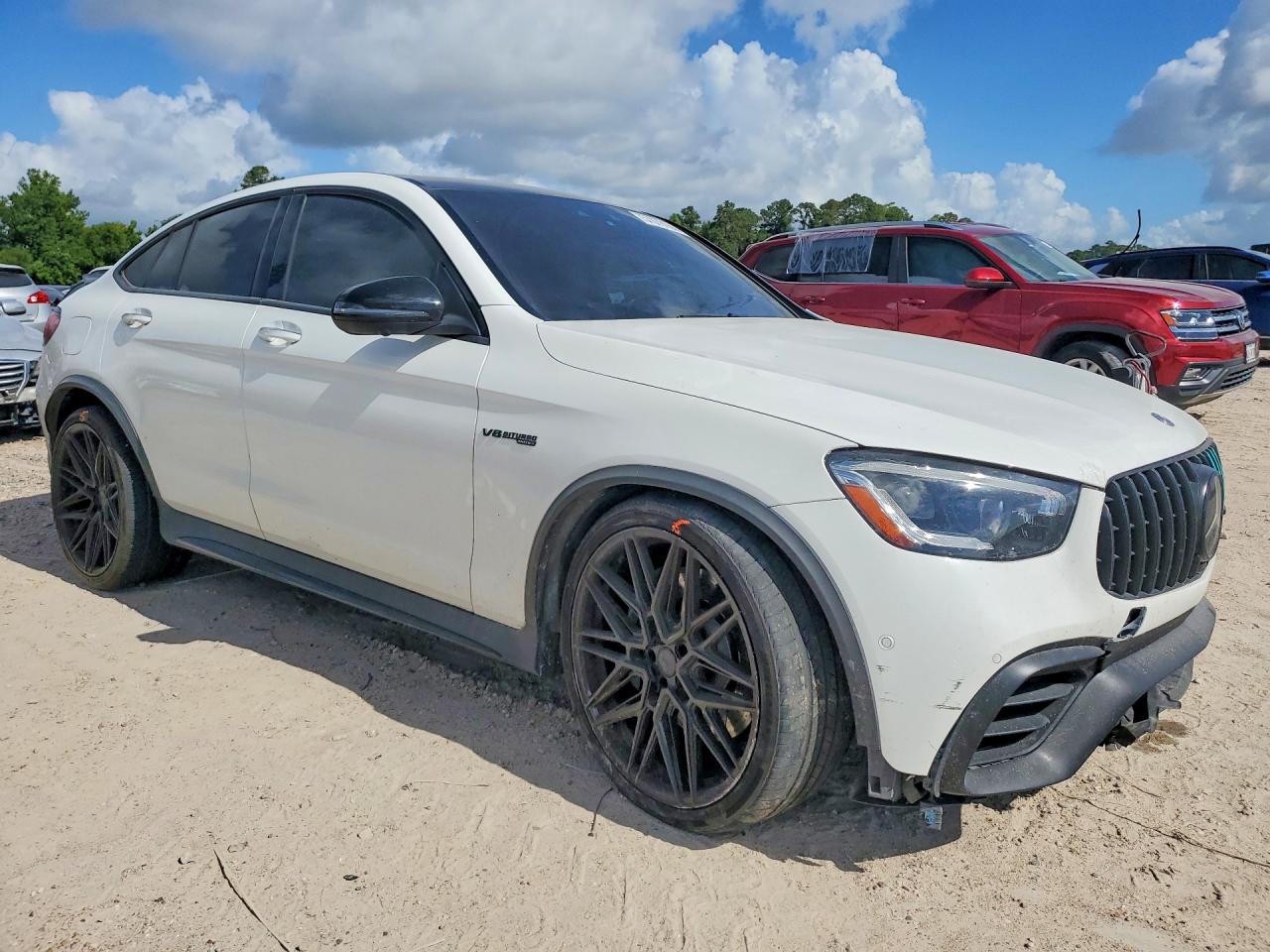 2020 Mercedes-benz Glc Coupe White vin: W1N0J8JB0LF802375