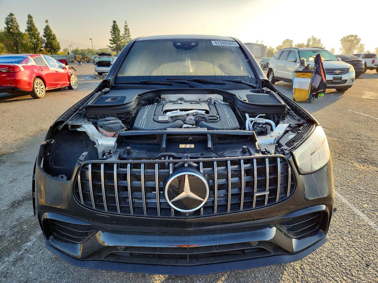 2021 Mercedes-benz Glc Coupe 63 S 4matic Amg Black vin: W1N0J8KB9MF926452