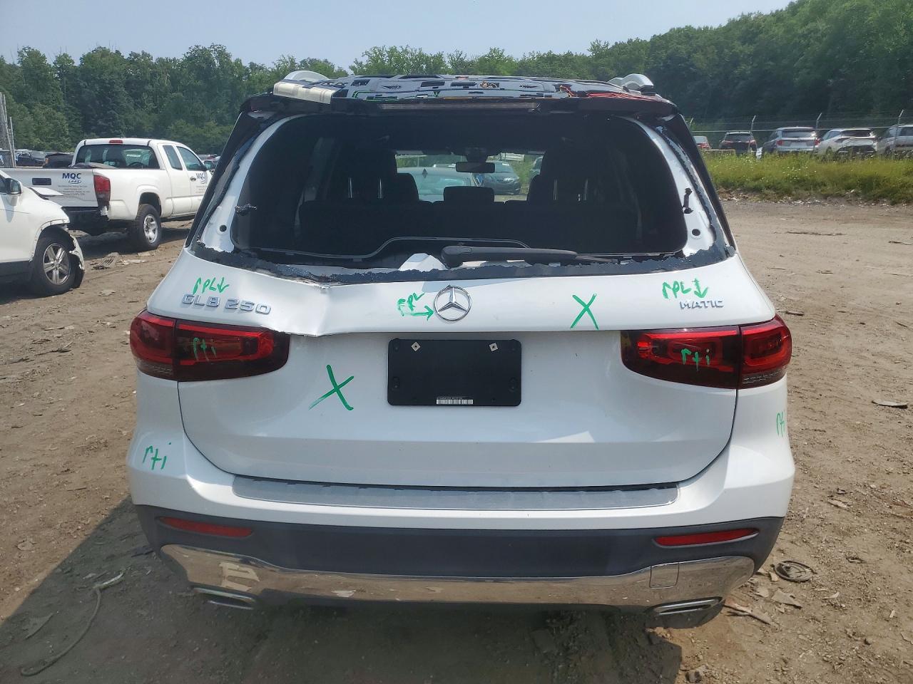 2020 Mercedes-benz Glb 250 White vin: W1N4M4GB0LW032106