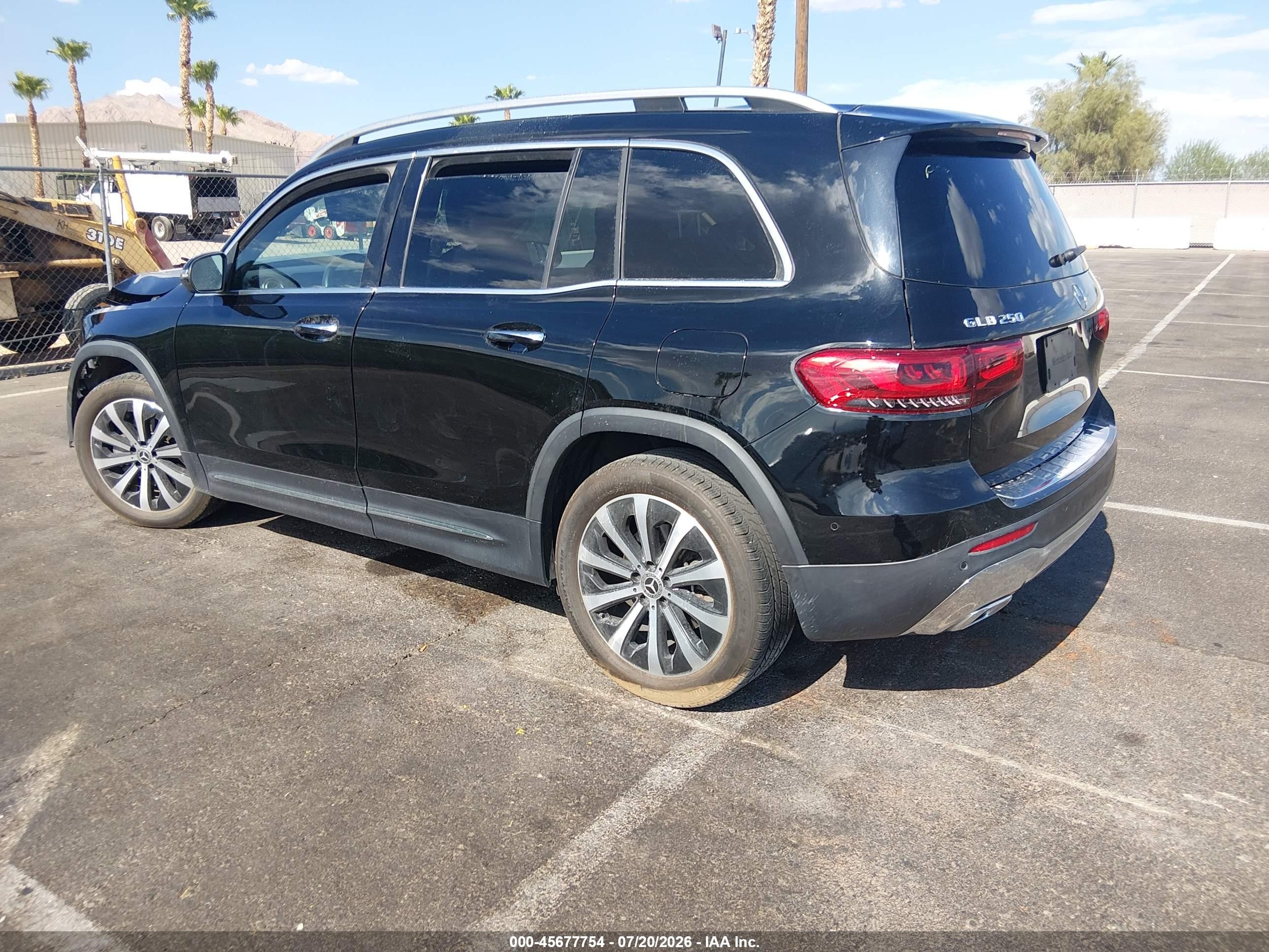 2021 Mercedes-benz Glb 250 4matic Black vin: W1N4M4HB0MW096064