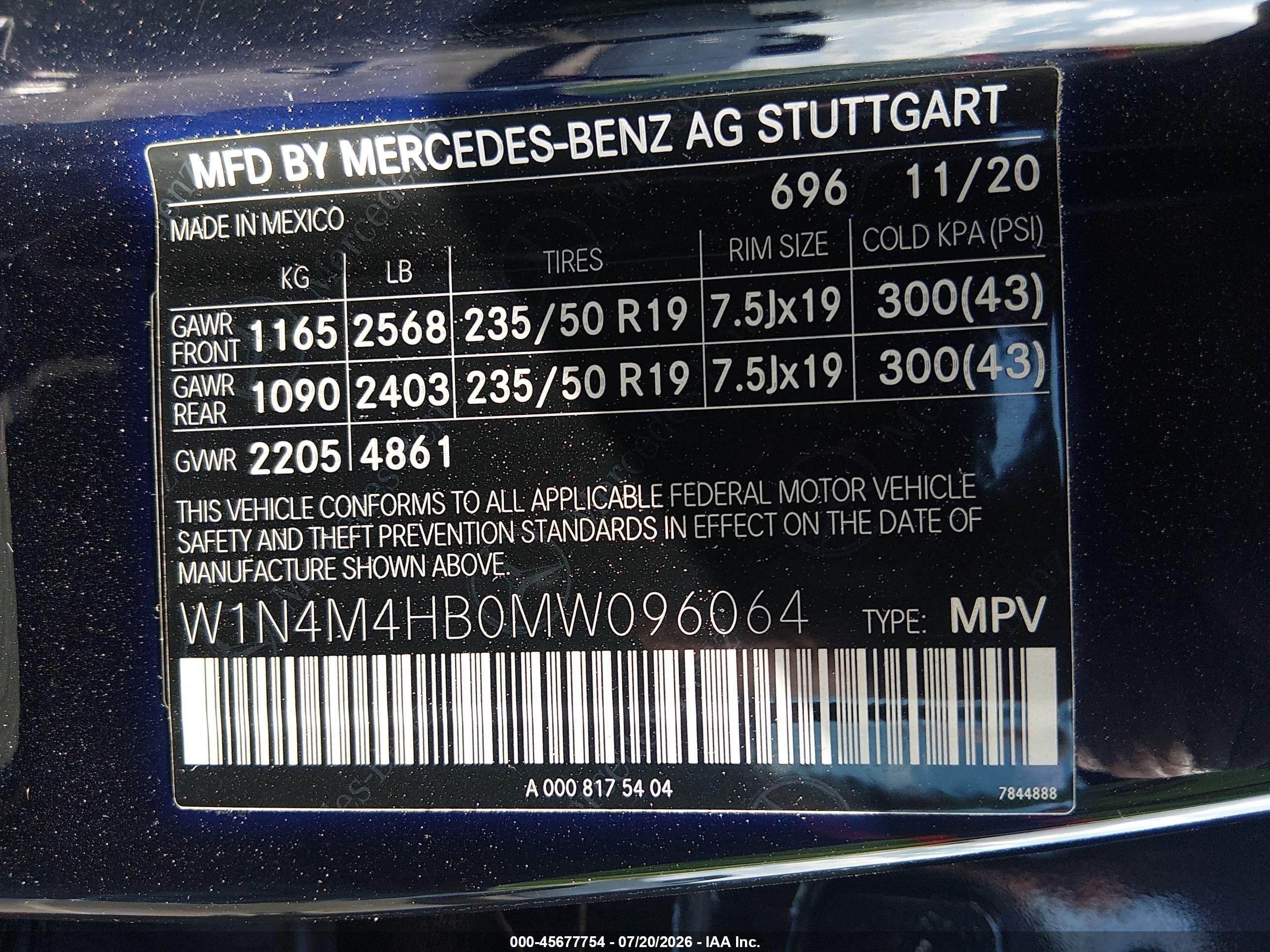 2021 Mercedes-benz Glb 250 4matic Black vin: W1N4M4HB0MW096064