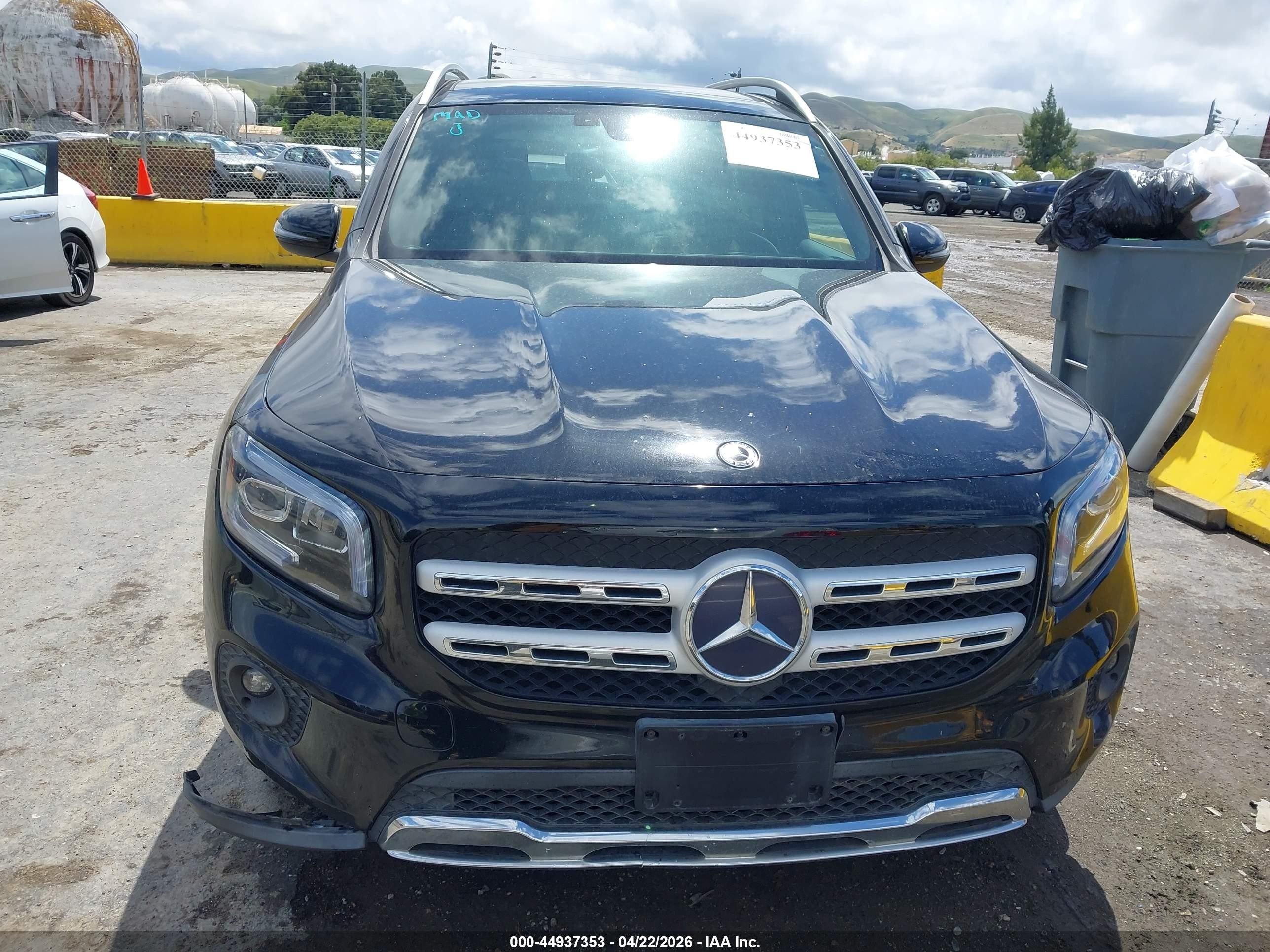 2020 Mercedes-benz Glb 250 4matic Черный vin: W1N4M4HB1LW055022