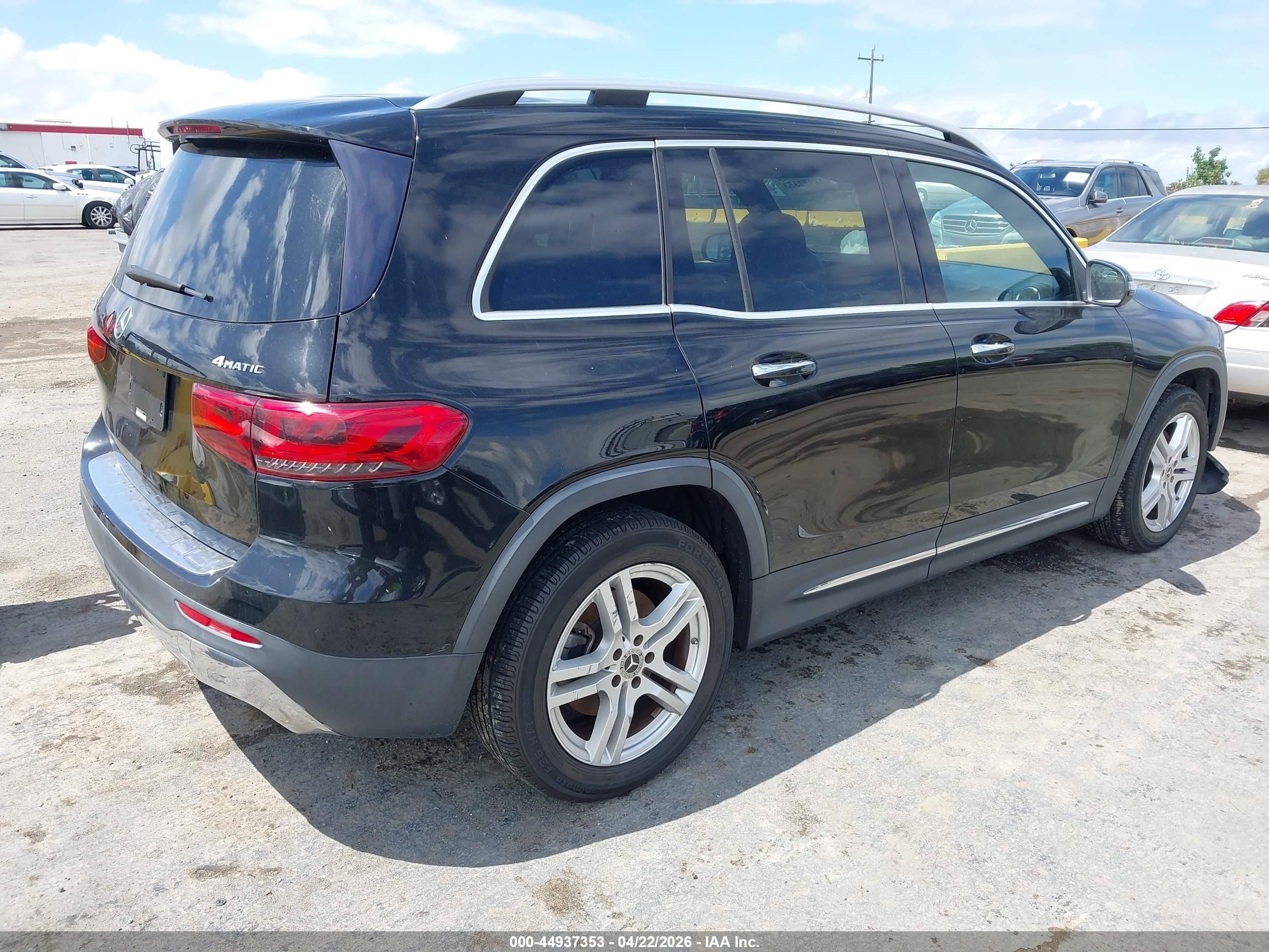 2020 Mercedes-benz Glb 250 4matic Черный vin: W1N4M4HB1LW055022
