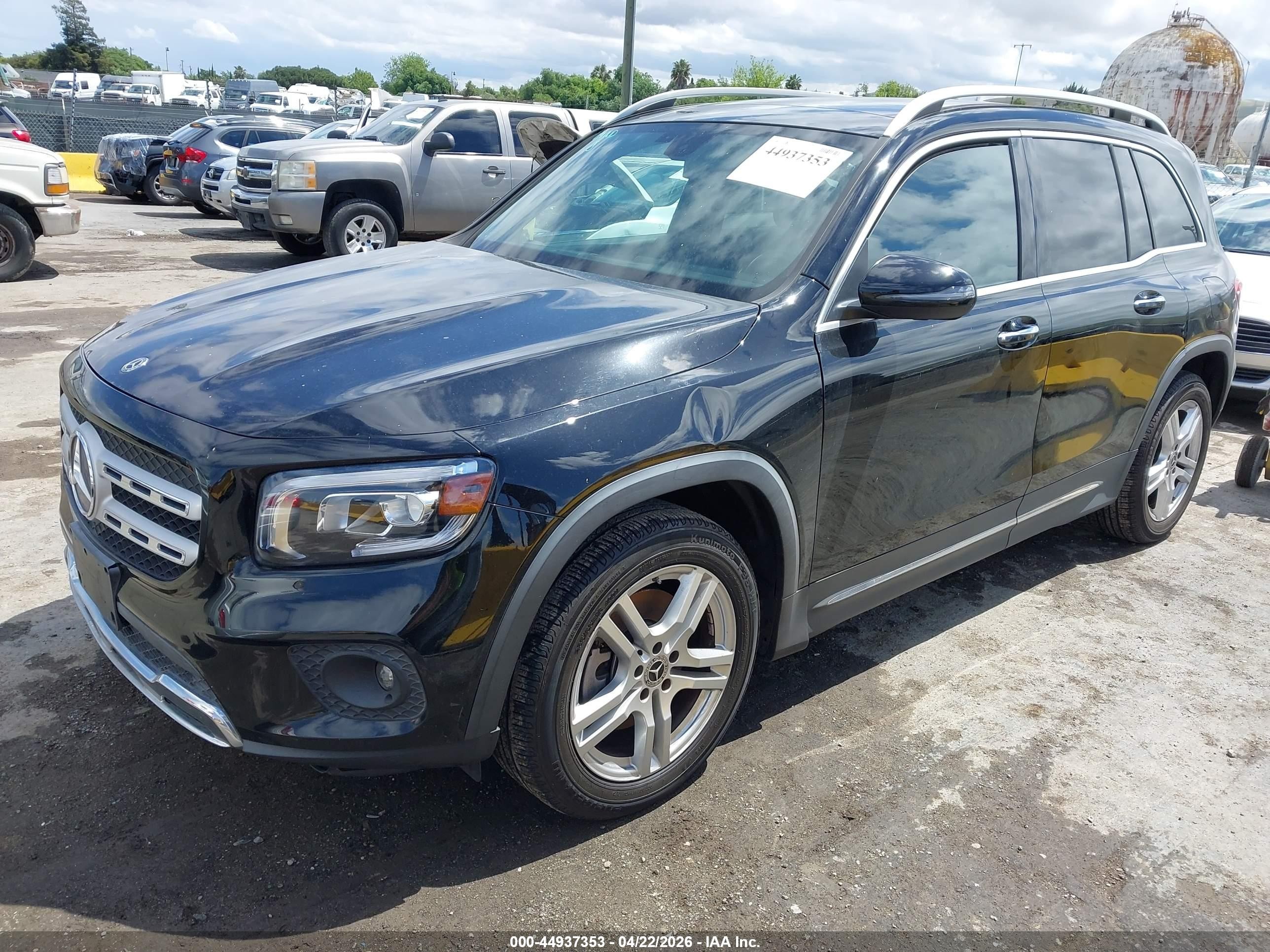 2020 Mercedes-benz Glb 250 4matic Черный vin: W1N4M4HB1LW055022