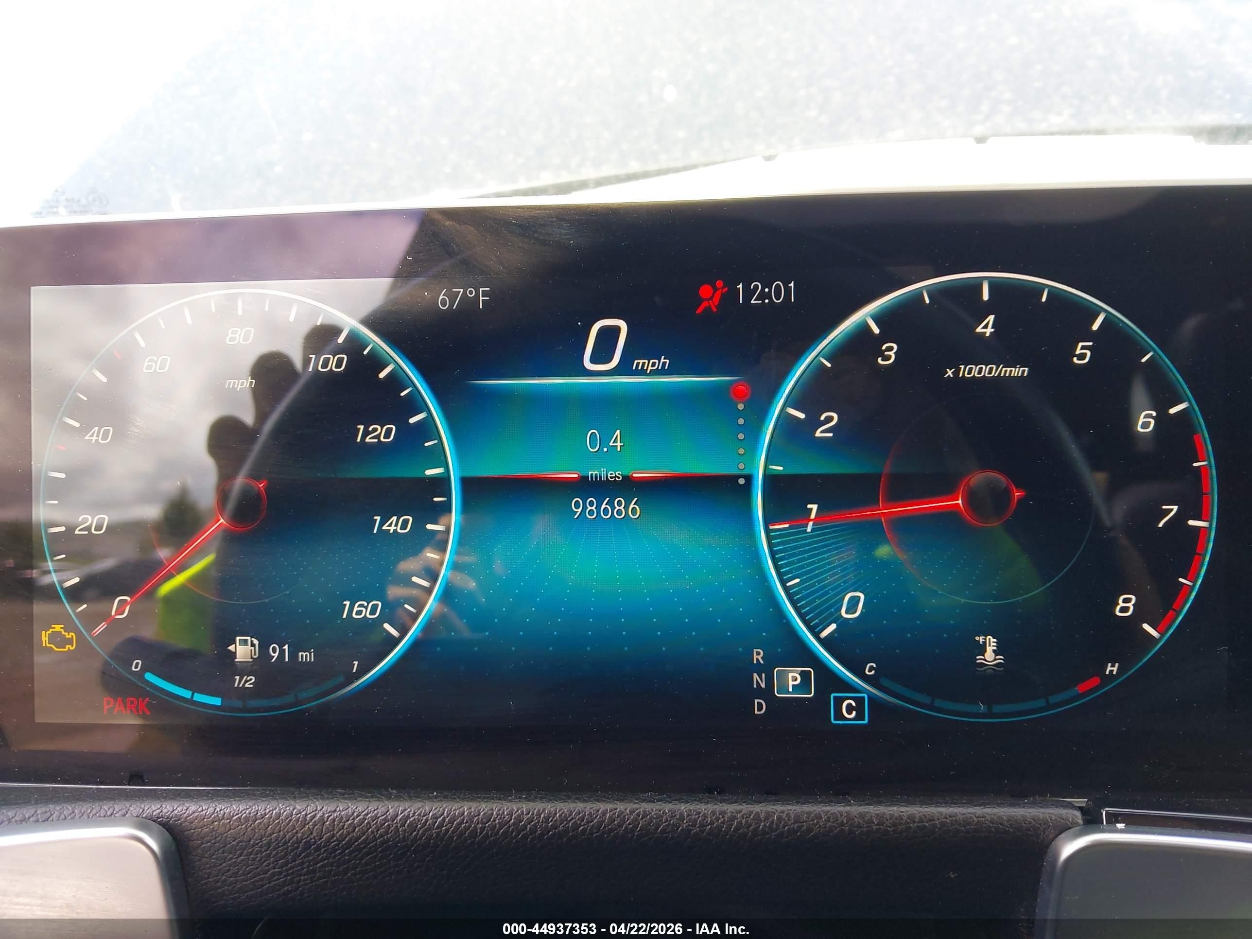 2020 Mercedes-benz Glb 250 4matic Черный vin: W1N4M4HB1LW055022