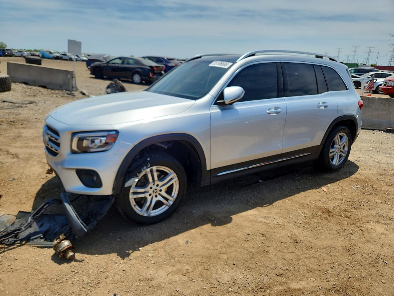 2021 Mercedes-benz Glb 250 4matic Silver vin: W1N4M4HB1MW159172