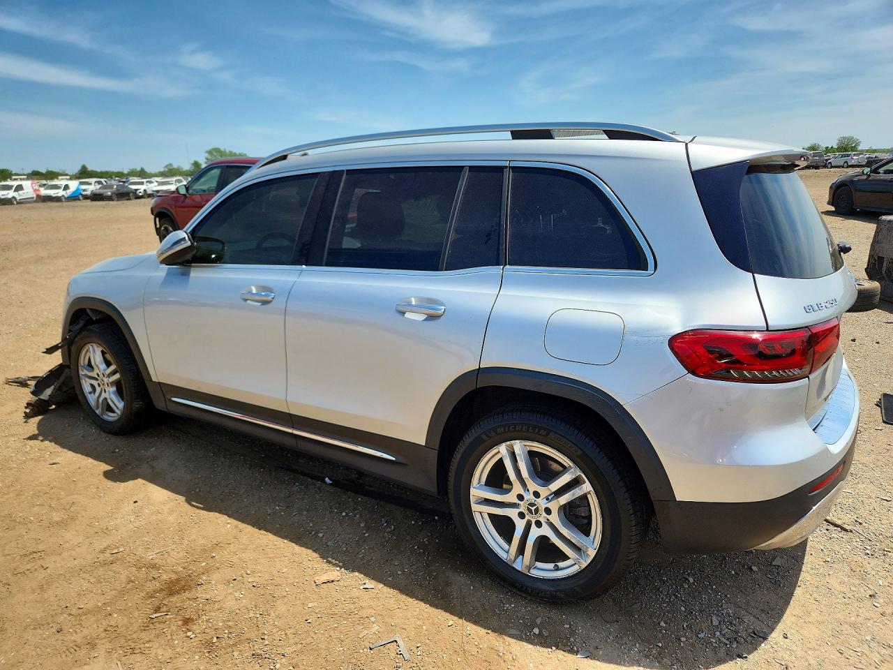 2021 Mercedes-benz Glb 250 4matic Серебряный vin: W1N4M4HB1MW159172