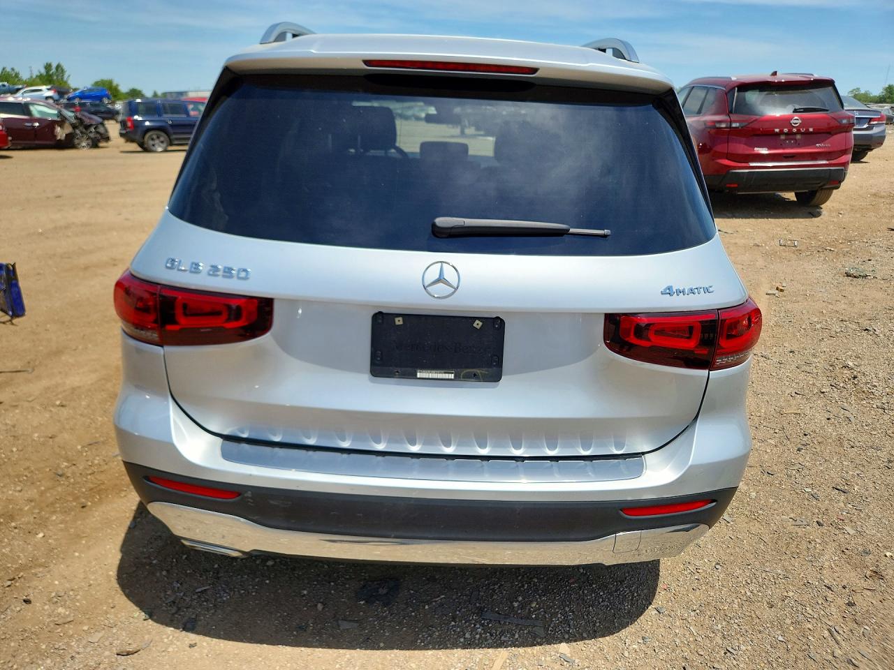 2021 Mercedes-benz Glb 250 4matic Серебряный vin: W1N4M4HB1MW159172